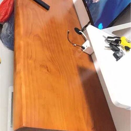 松木原木长方形实木板定制 家用餐桌饭桌diy桌面板厚吧台面板大板