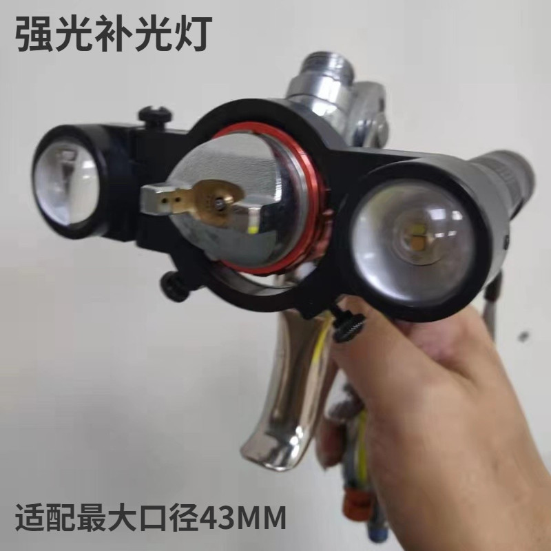 新款喷漆枪照明灯油漆喷漆枪专用补光灯汽车钣金喷涂气喷工具充电