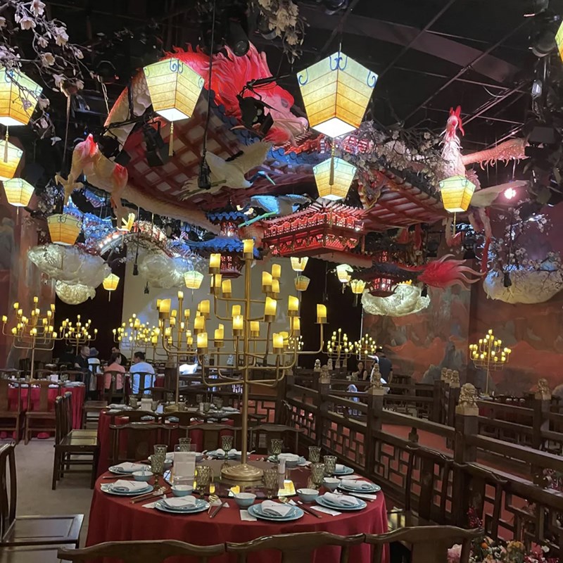定制孔明灯灯笼唐代中式婚礼艺术装饰宴会厅灯笼定制工程装饰灯笼