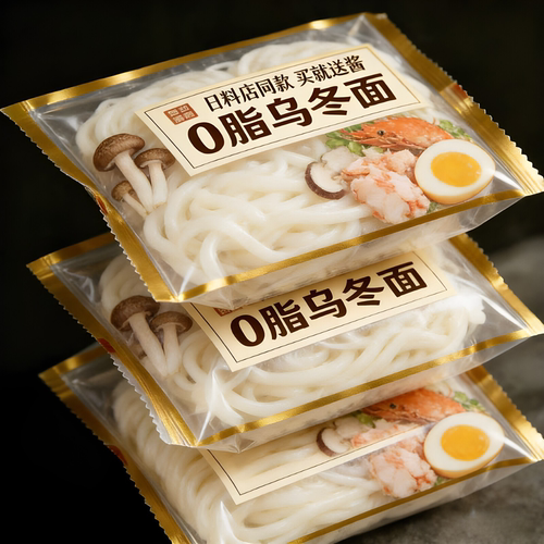 正宗日式乌冬面0脂肪低热量碳水代餐学生早餐速食非油炸旗舰店