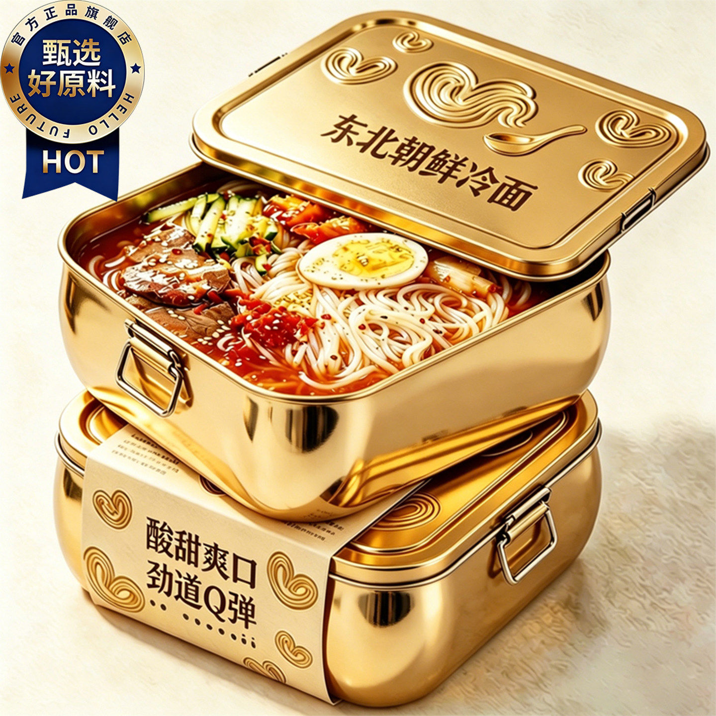 吉林冷面朝鲜族正宗东北延吉特产商用老字号延吉风味官方旗舰店