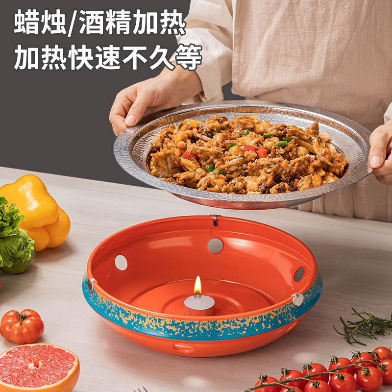 不锈钢固体酒精炉麻辣香锅餐具干锅锅暖汤炉小火锅酒精锅仔牛蛙炉