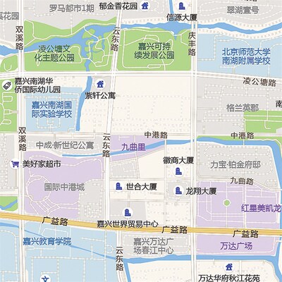 2022新款嘉兴市地图贴图办公室挂图高清防水墙壁贴超大装饰画定制