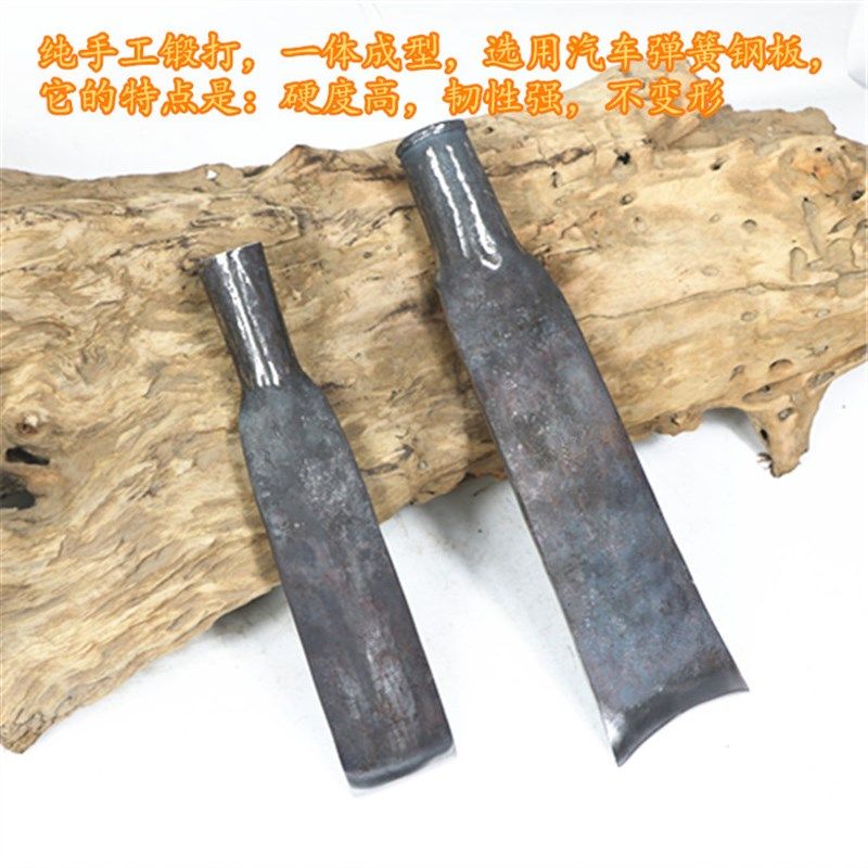 花锹种花种树挖大树弹簧钢锻打钢锹头带柄铁铲子配柄铁锹包邮图片