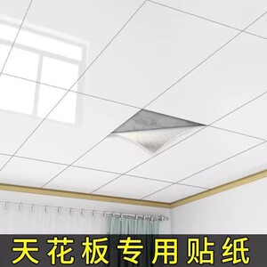 房顶吊顶布房顶吊顶布墙纸自粘天花板屋顶L吊顶防水防潮仿大理石