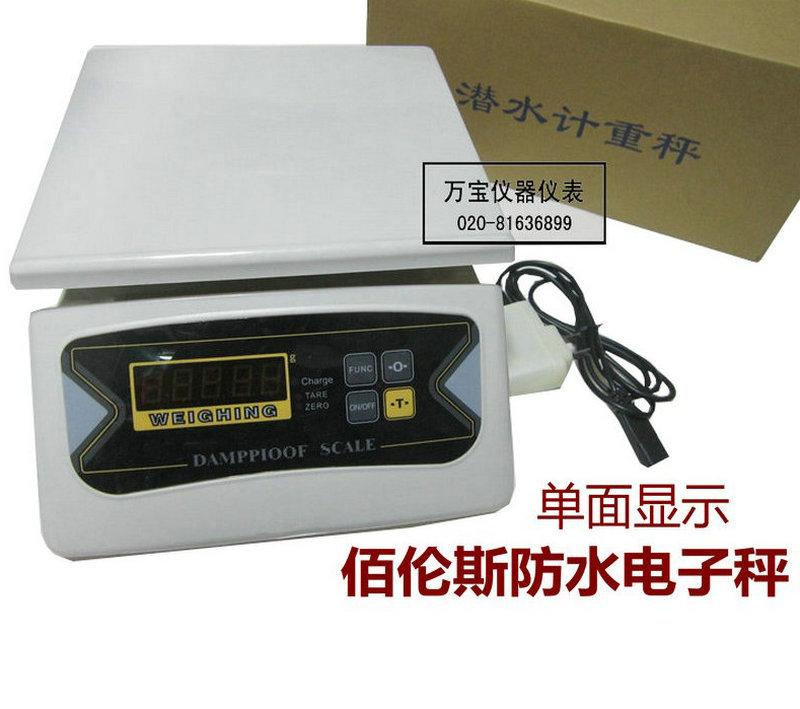 单面显示佰伦斯超级防水电子称电子秤计重车间台秤 工业工厂专用