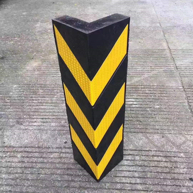 橡胶防撞块护v型反光护角60cm15cm5cm加厚防撞条车库转弯护墙橡胶