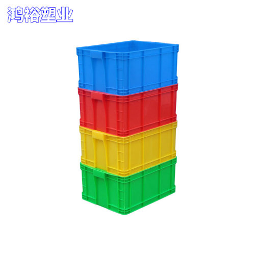 500-250 塑料周转箱s加厚长方形收纳储物货架胶箱五金工具螺丝盒