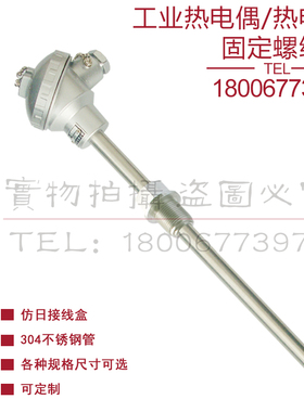 西崎热电偶WZP-231 221热电阻PT100铂电阻温度传感器测温探头12