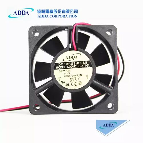 正品ADDA AD0612UB-A71GL 6025 12伏 高转速直流电源专用散热风扇