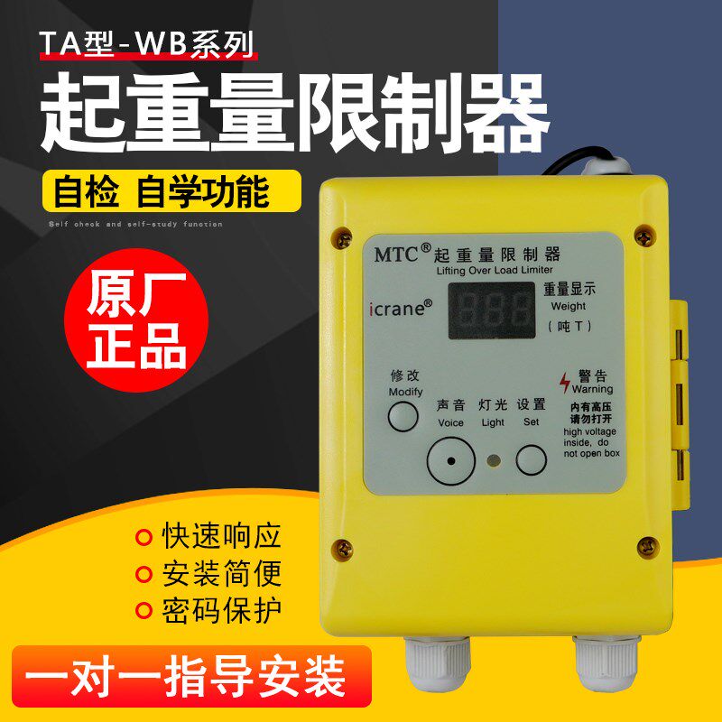 欧式起重机电动环链葫芦电流式起重量限制器天安TA型超载限重器