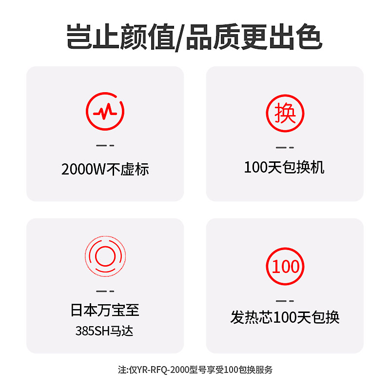 美缝热风枪2000W加热除胶贴膜小型工业塑料焊枪手工热缩管烤枪机