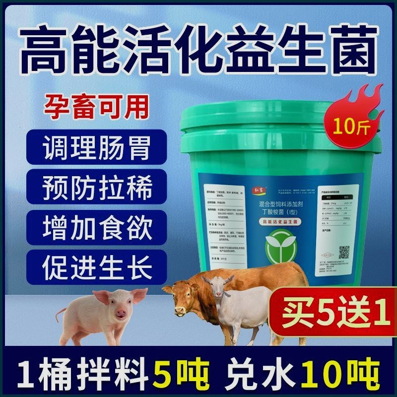 兽用益生菌调理肠胃猪牛羊用健脾开胃促消化鸡鸭鹅禽用饲料添加剂