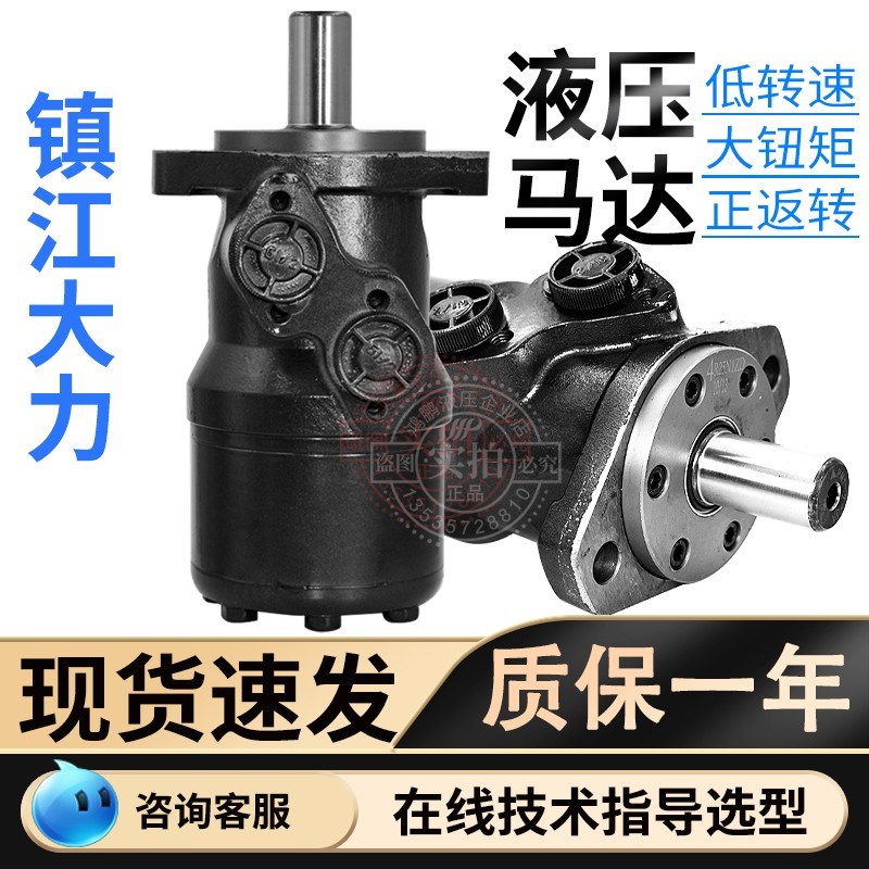 镇江大力品牌液压马达低速大扭矩正反转BMR摆线液压马达油封总成