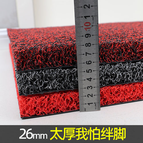 入户门玄关地垫大门口脚垫家用防滑F丝圈垫子加厚丝圈地垫可裁剪