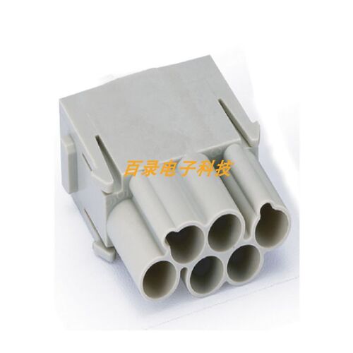 WAIN唯恩重载连接器 HVME-006-MC 6针16A 830V 公头冷压模块 哈丁