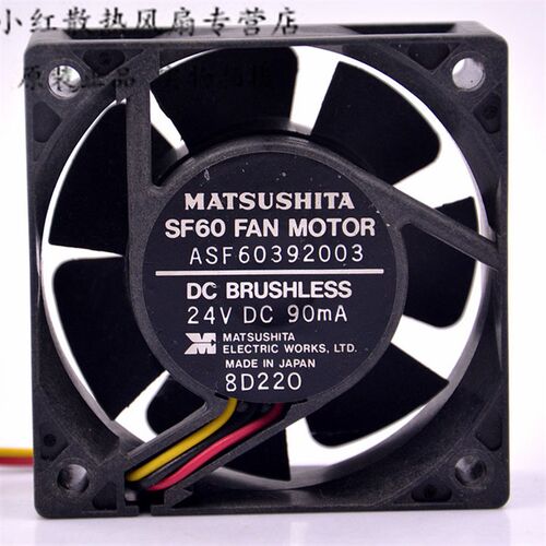 MATSUSHITA SF60 FAN MOTOR TSF612B2401 6CM 24V 135MA 6025风扇