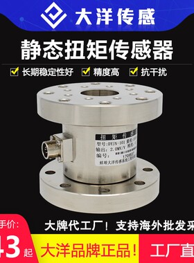 大洋静态扭矩传感器 扭力 高精度力矩锁具测试10N.M 200N.M