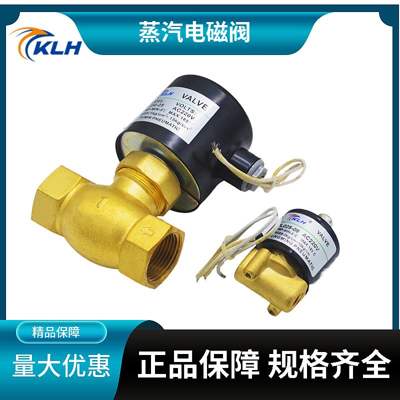 高温电磁阀/蒸汽阀/先导式常闭DN1寸水阀二位二通阀US/2L-40/50