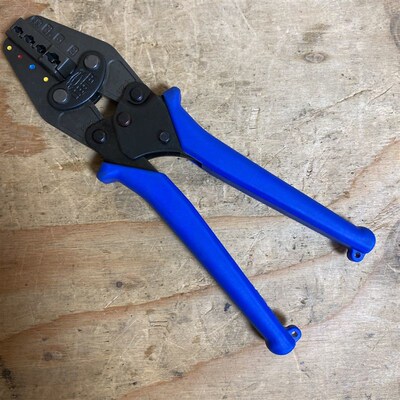 日本虾牌LOBSTER棘轮省力型绝缘端子压线钳AK-112MA 0.3-5.5平方