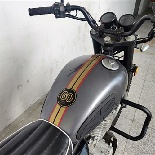 摩托车复古改装侧CAFE RACER咖啡骑士侧盖贴花 油箱贴纸60号贴膜