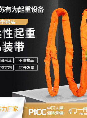 吊机吊带柔性吊装带三吨3t1米5吨模具起重吊车专用吊装布带两吨6m