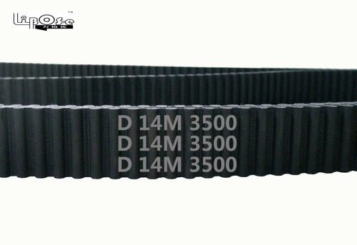 双面齿 DA14M 3500 250齿 橡胶 同步带 圆弧齿 皮带 传动带