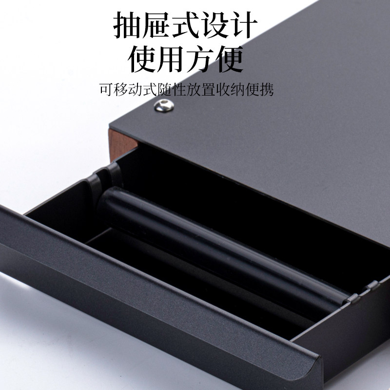 家用加厚抽屉式咖啡粉渣盒不锈钢敲渣盒吧台加厚粉渣桶敲渣桶包邮