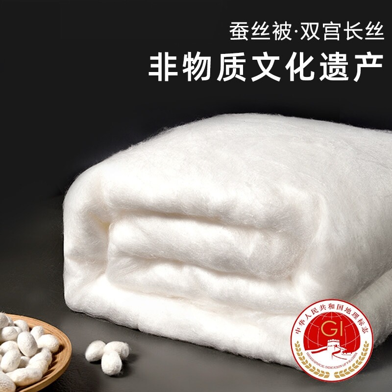 双宫茧蚕丝被桑蚕丝单人春秋被子