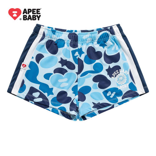 BAPE SS26 APEE by A BATHING APE猿人迷彩透气速干运动短裤女款