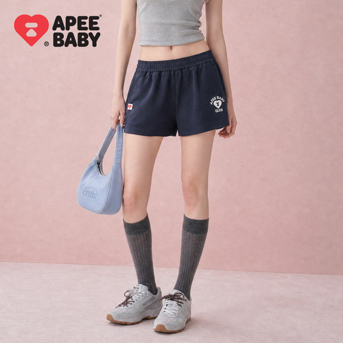 APEE印花休闲短裤女士