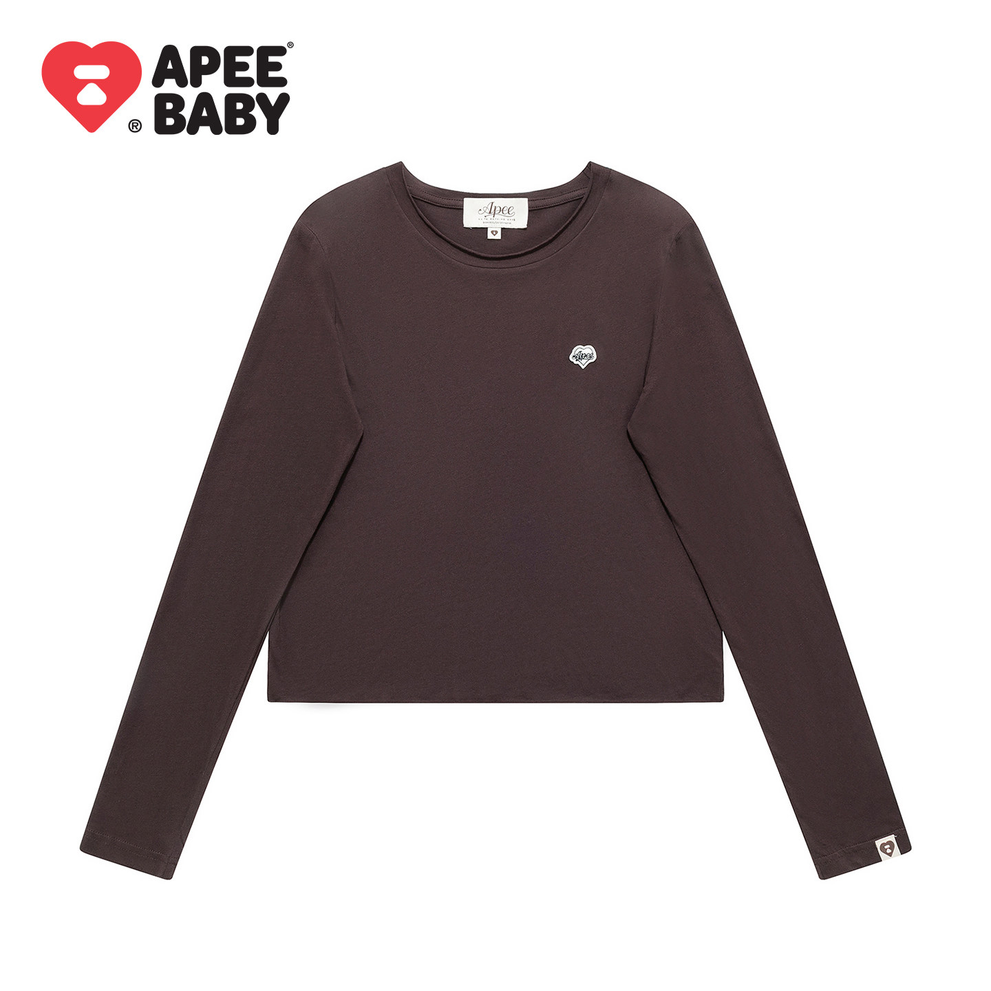 BAPE SS26 APEE by A BATHING APE新款简约长T恤女款春夏圆领辣妹