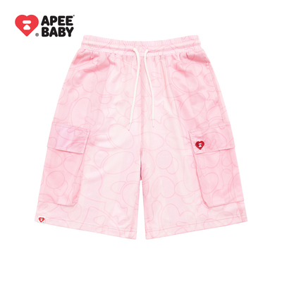 BAPE SS26 APEE by A BATHING APE速干透气休闲运动短裤少女百搭