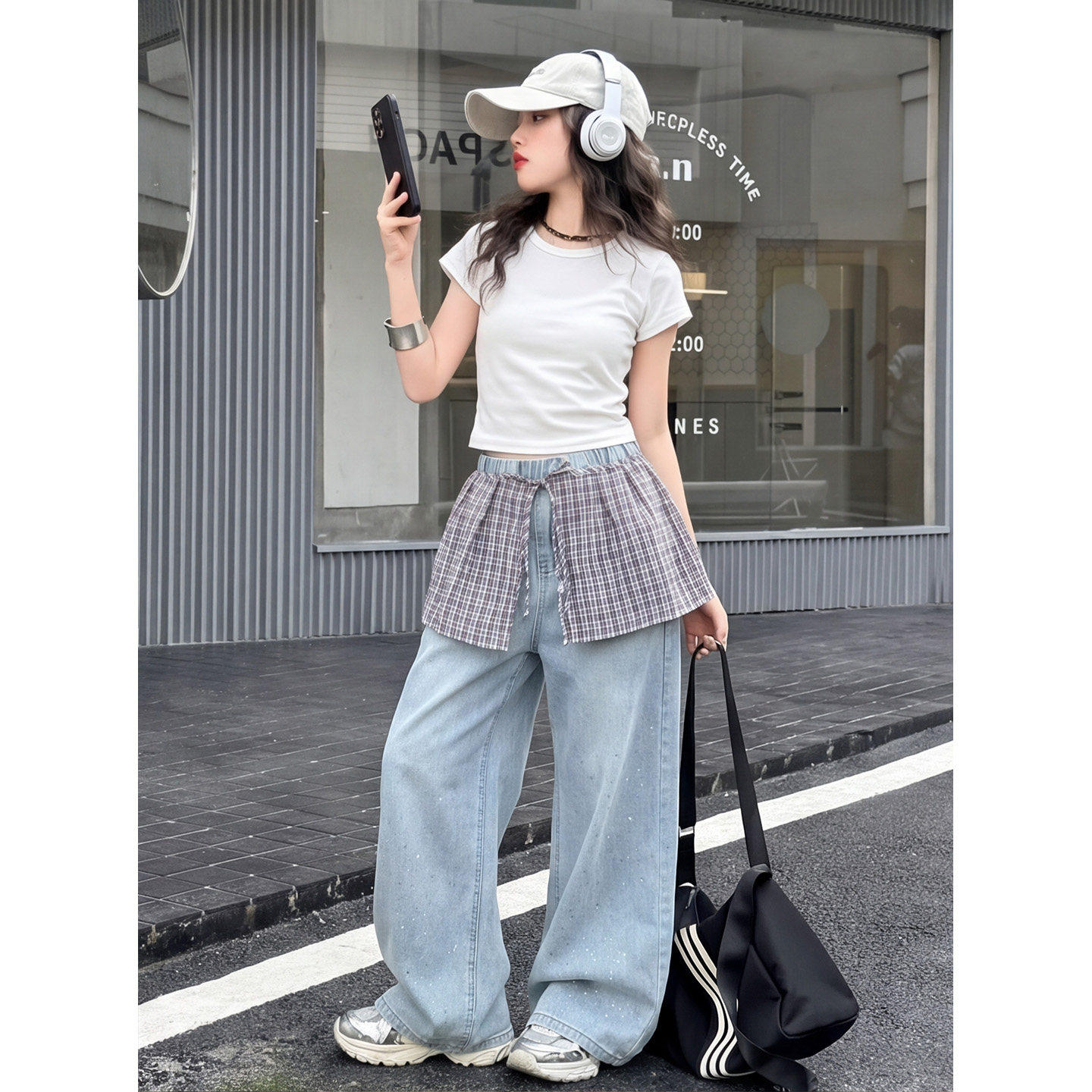 女童烫钻裤子夏季薄款2026新款