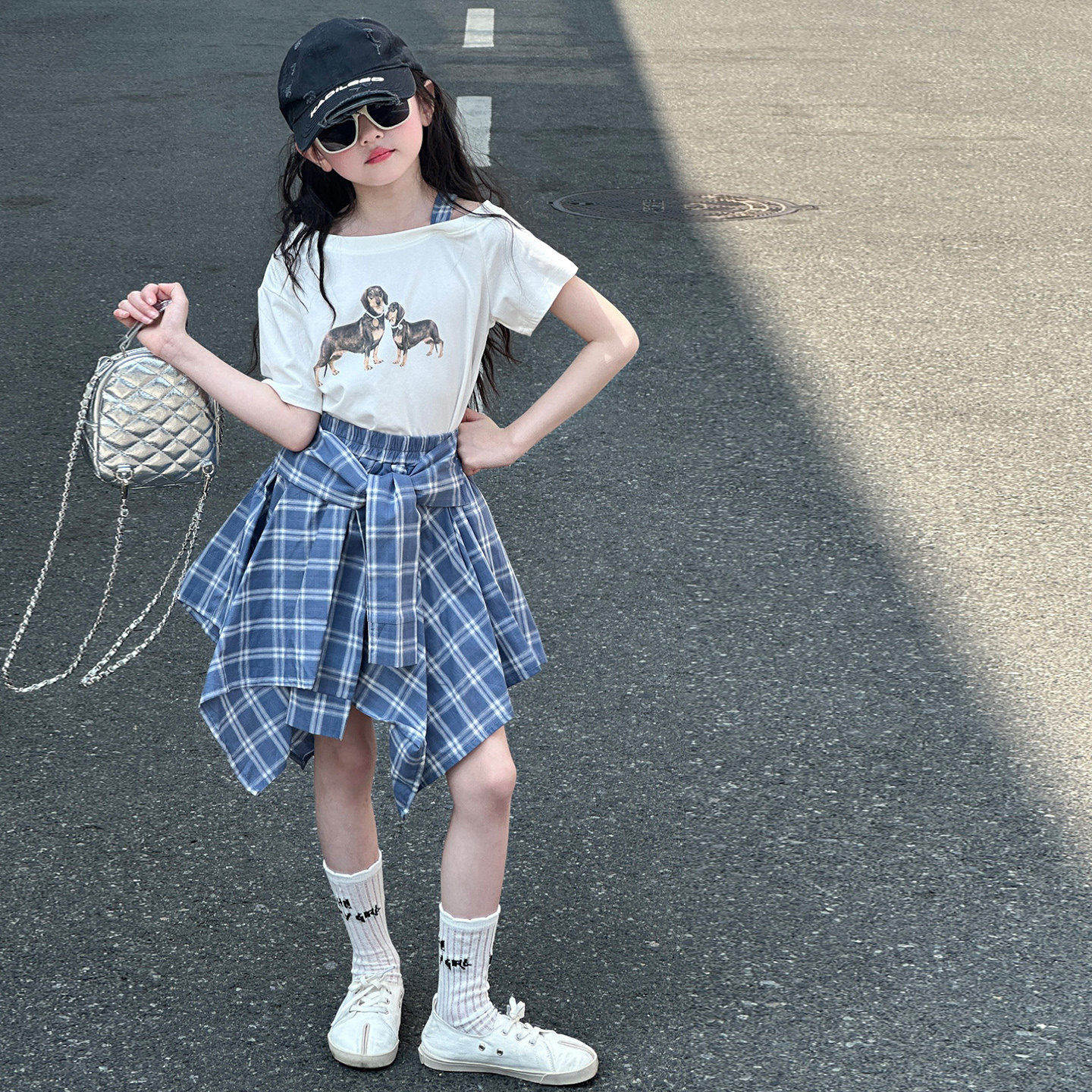 女童夏季套装2026新款儿洋