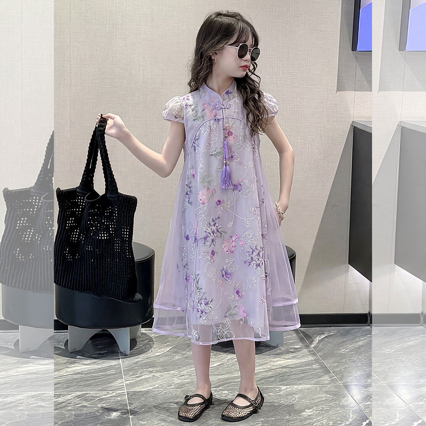 女童汉服连衣裙夏季2026新款儿童