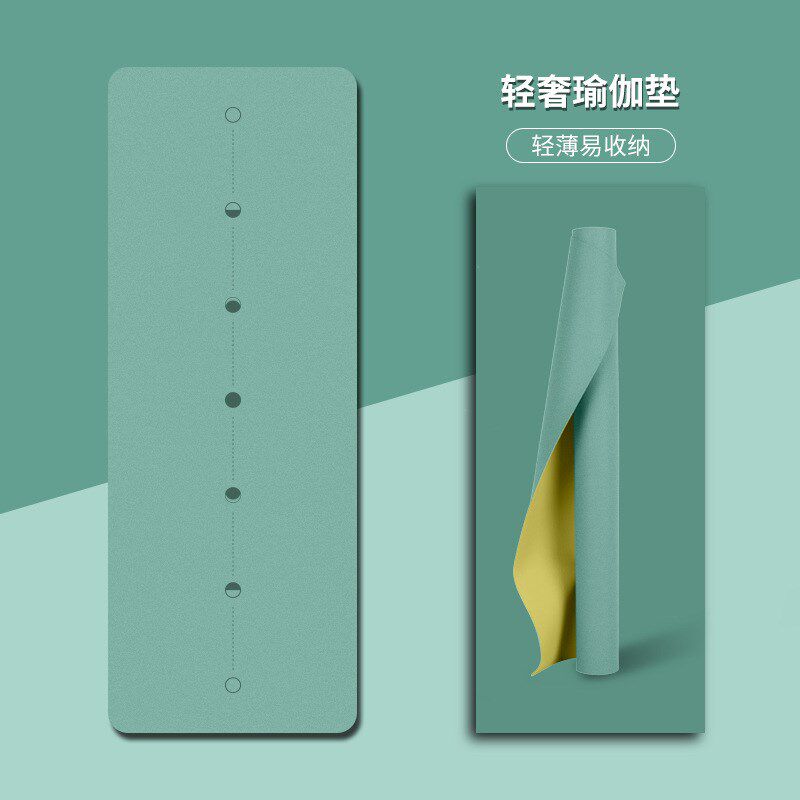 1.5mm薄款天然橡胶瑜r珈垫可携式旅行垫瑜伽铺巾干湿防滑专业土豪