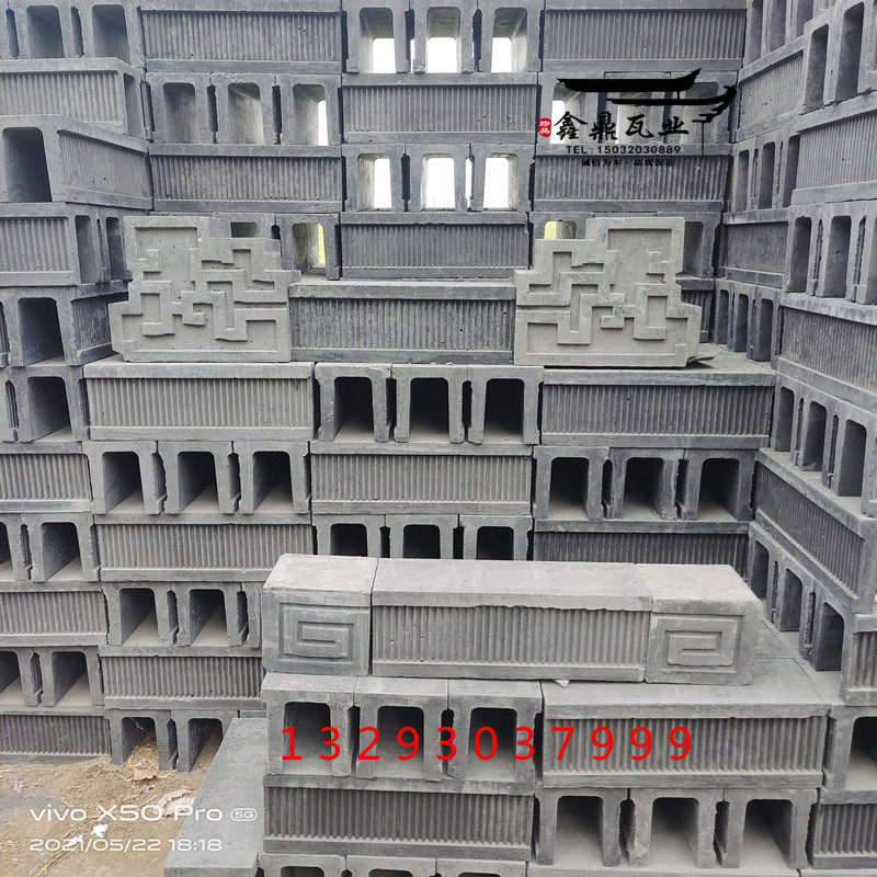 屋顶脊 甘蔗脊 流水脊 回纹脊 D徽派建筑屋脊 青砖装饰 仿古