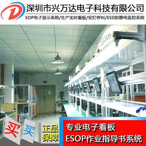 兴万达电子车间作业指导书-工厂ESOP电子看板-SOP作业显示