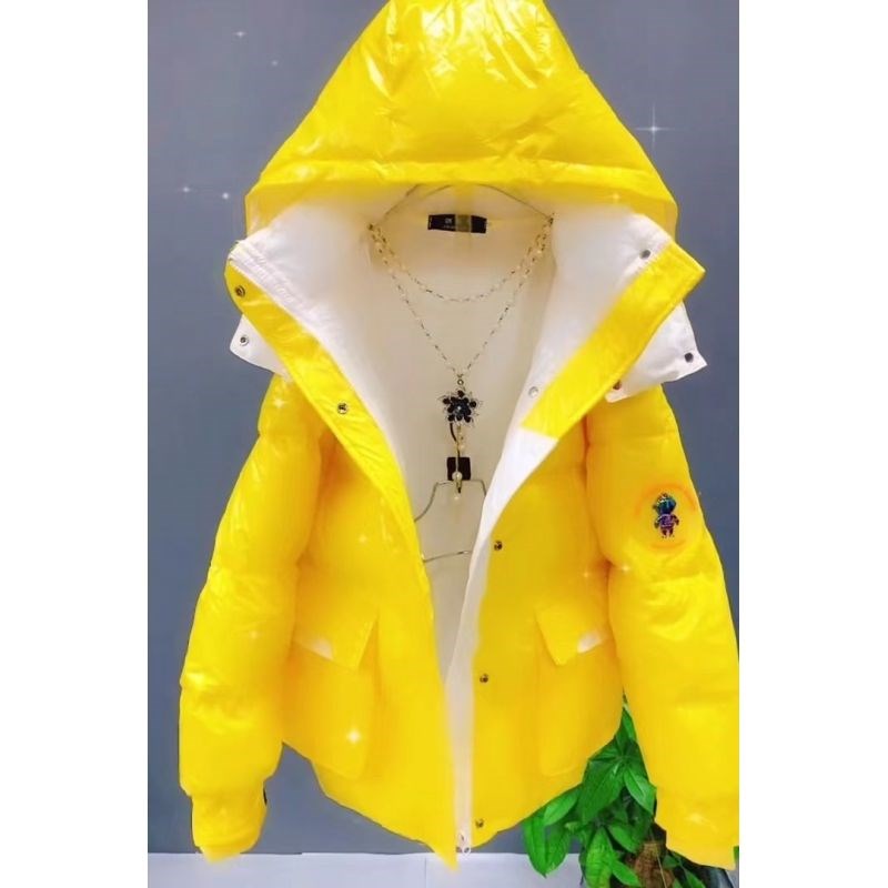 欧货新款免洗棉服女新款撞色拼接保暖羽绒K棉衣韩版洋气减龄面包