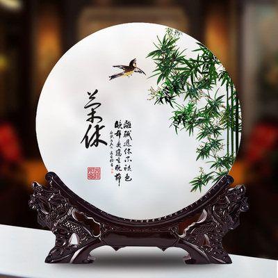 高档退休礼物f送长辈老师同事领导定制退休荣休纪念品白玉奖盘摆
