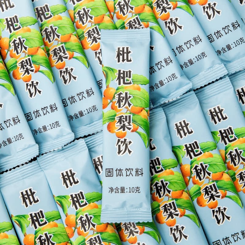 枇杷秋梨饮泡水喝的冲饮固体饮料独立包装方便琵琶秋梨膏速溶颗粒