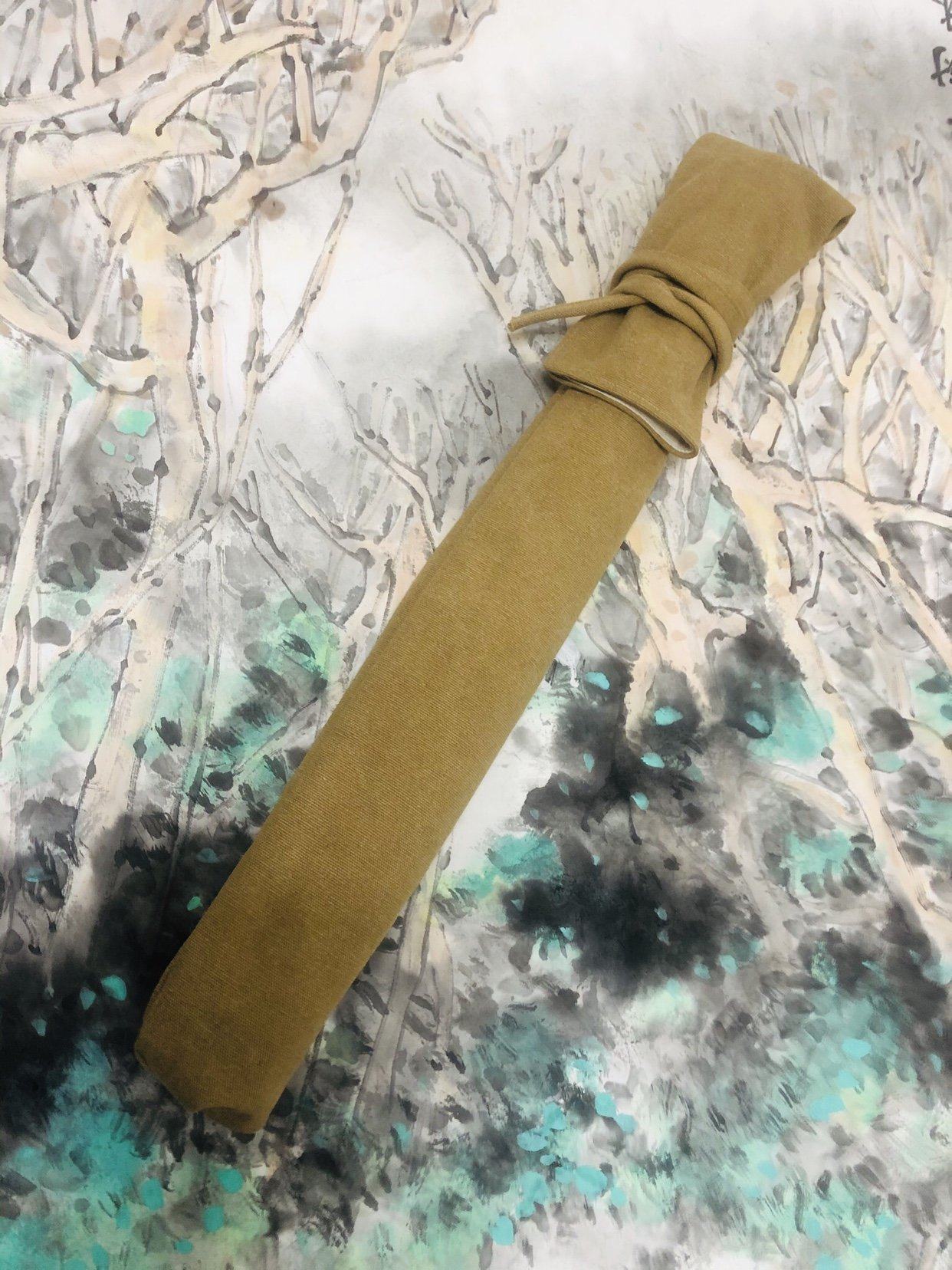 优质尺八袋南箫袋挺括有型加厚帆布笛袋剑袋刀袋T鱼竿袋包私人订