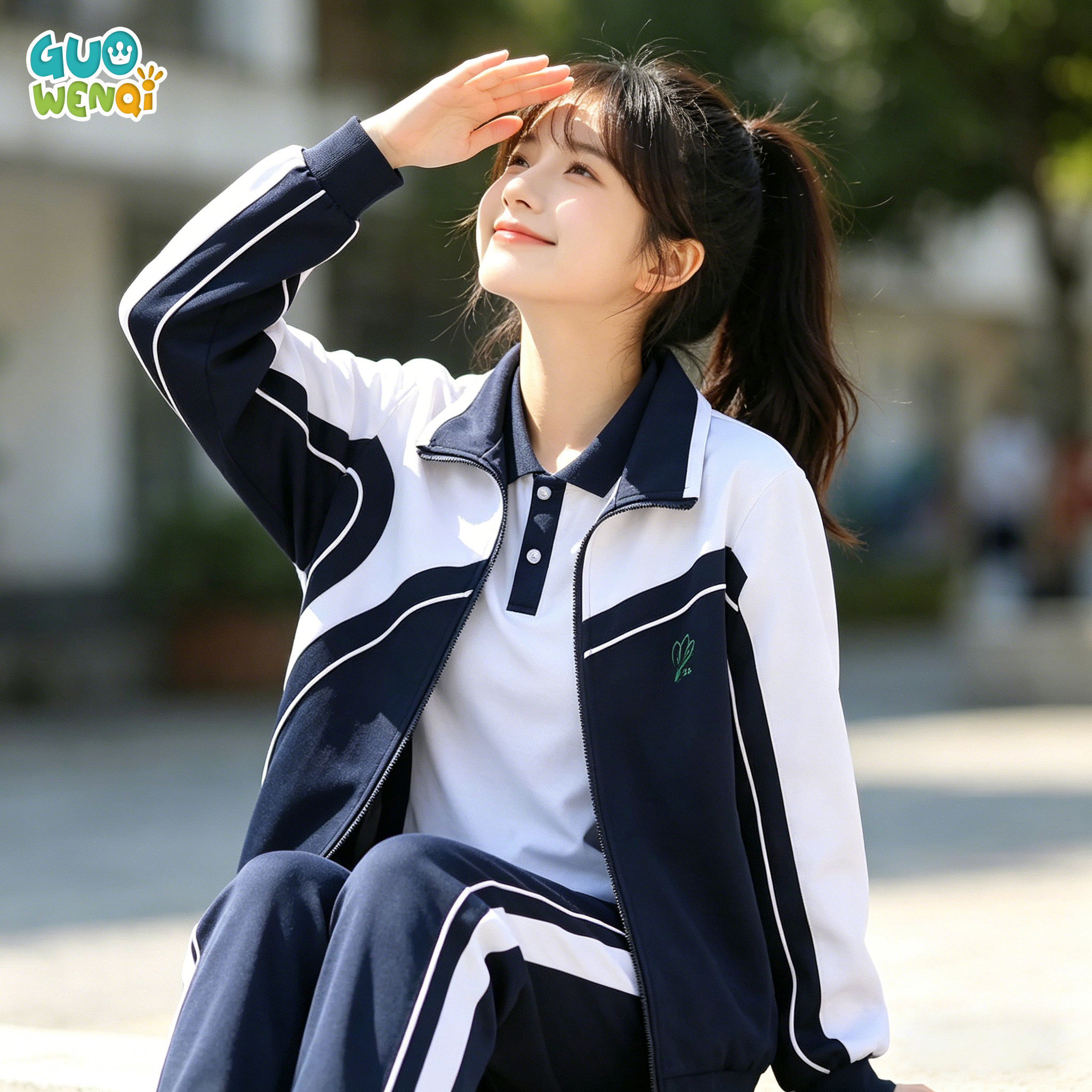 深圳校服中学生统一夏季防晒服抗紫外线室内防空调冷气轻薄透气衣