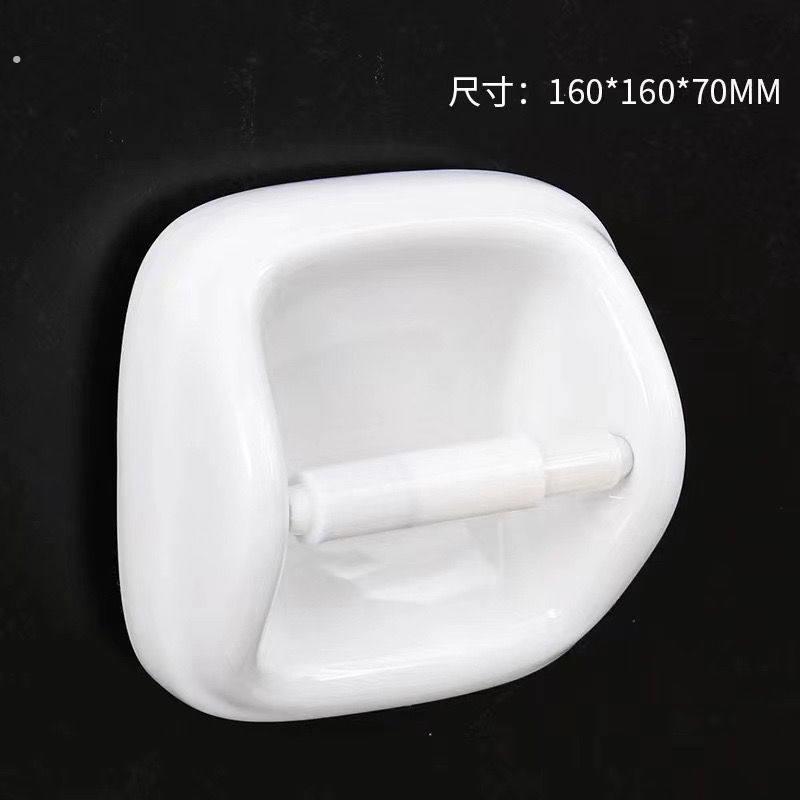入墙式陶瓷纸巾架挂式方形简易嵌入式厕所防水专用挂壁悬挂墙