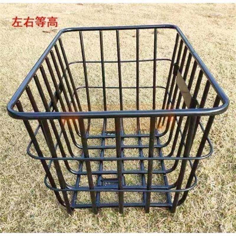 载重王车筐前置大号加粗电动车筐加厚无盖结实电动车拉货筐自行车