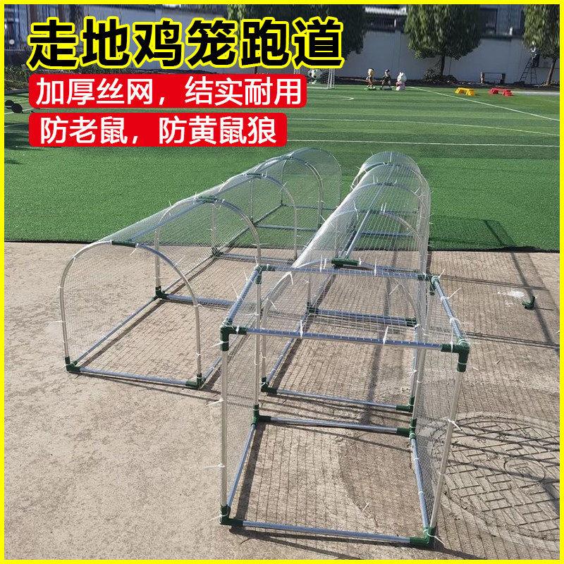 防黄鼠狼鸡笼网室外养鸡铁丝网家用散养鸡跑道新型围网设计图片