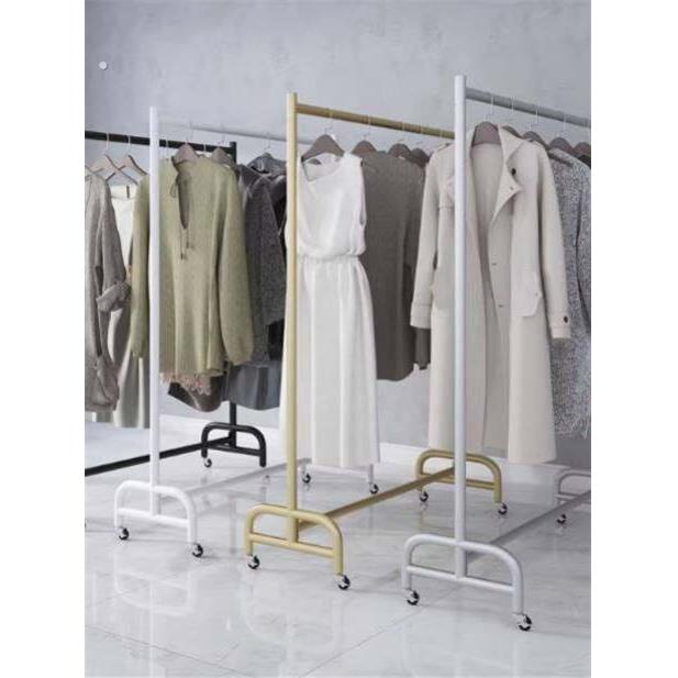摆地摊折叠单杠衣架服装店展示架夜市卖衣服架子家用晾衣架中岛架