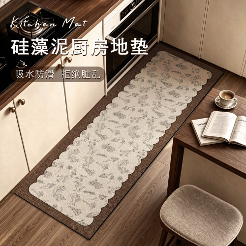 硅藻泥厨房地垫吸水防滑
