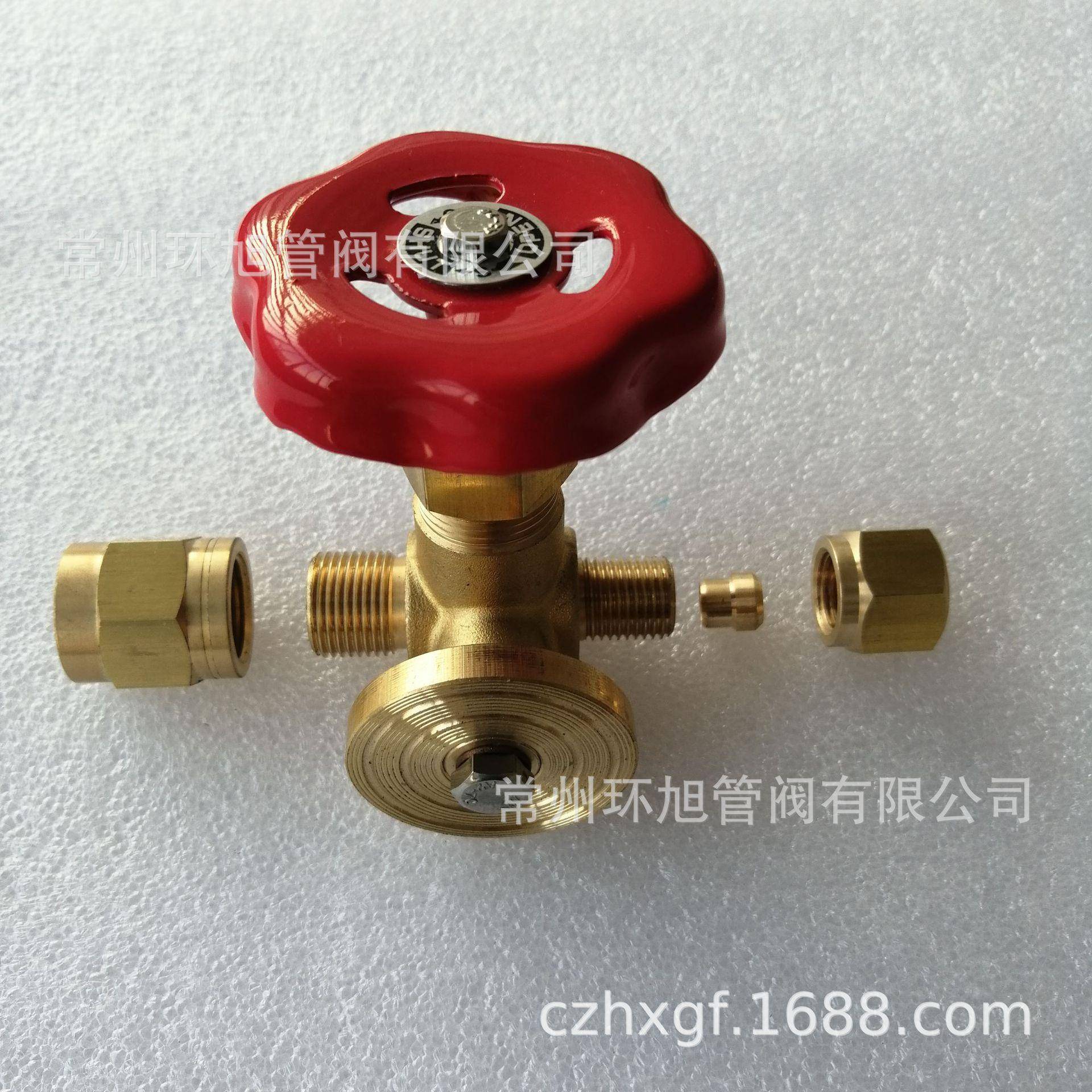专业制造针型阀，带测试口黄铜三通针阀，船用针型阀，压力表根阀